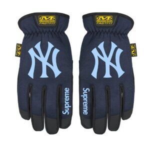 Supreme/Mechanix FastFit MLB Team Gloves NY YANKEE NAVY (FW25) Size Large BRAND
